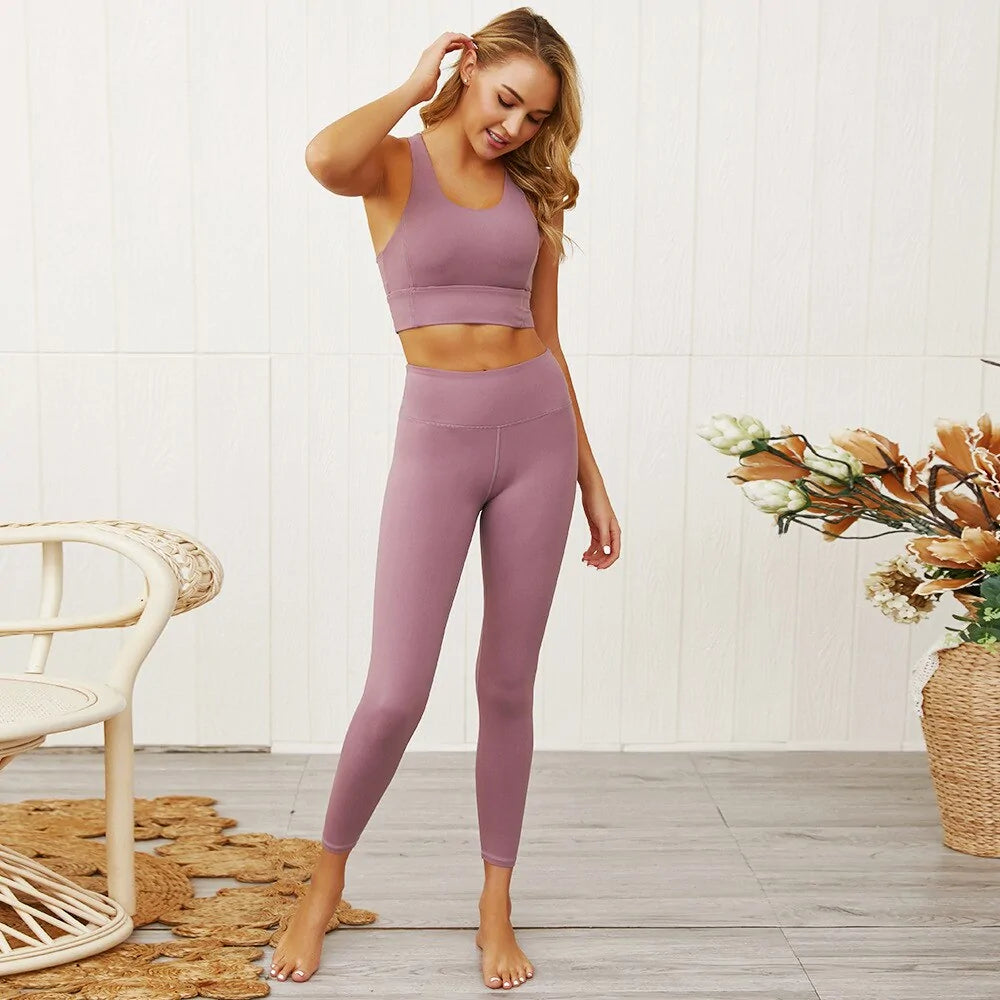 Nevora 2 Piece Seamless Sports Set