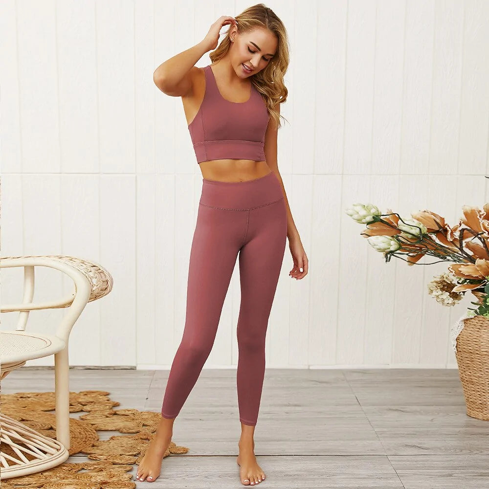 Nevora 2 Piece Seamless Sports Set